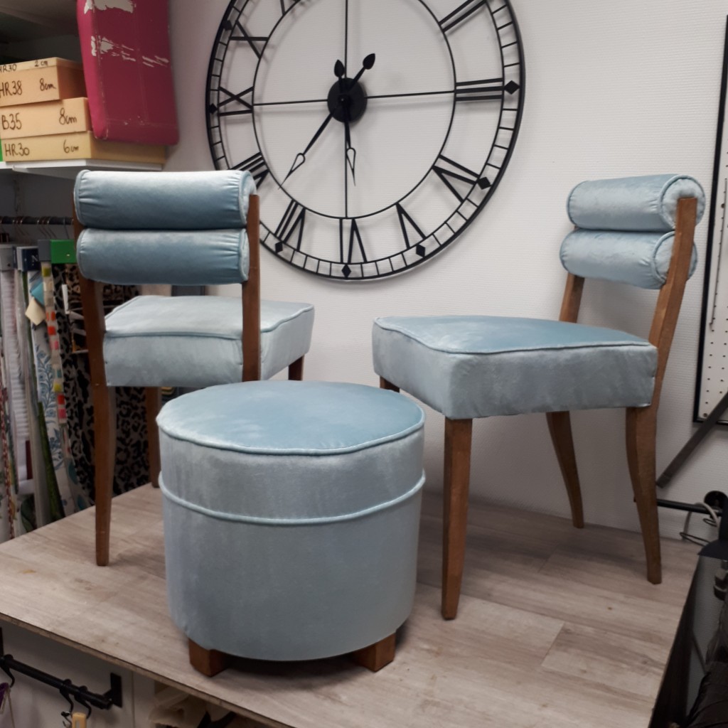 ENSEMBLE SIEGES ART DECO